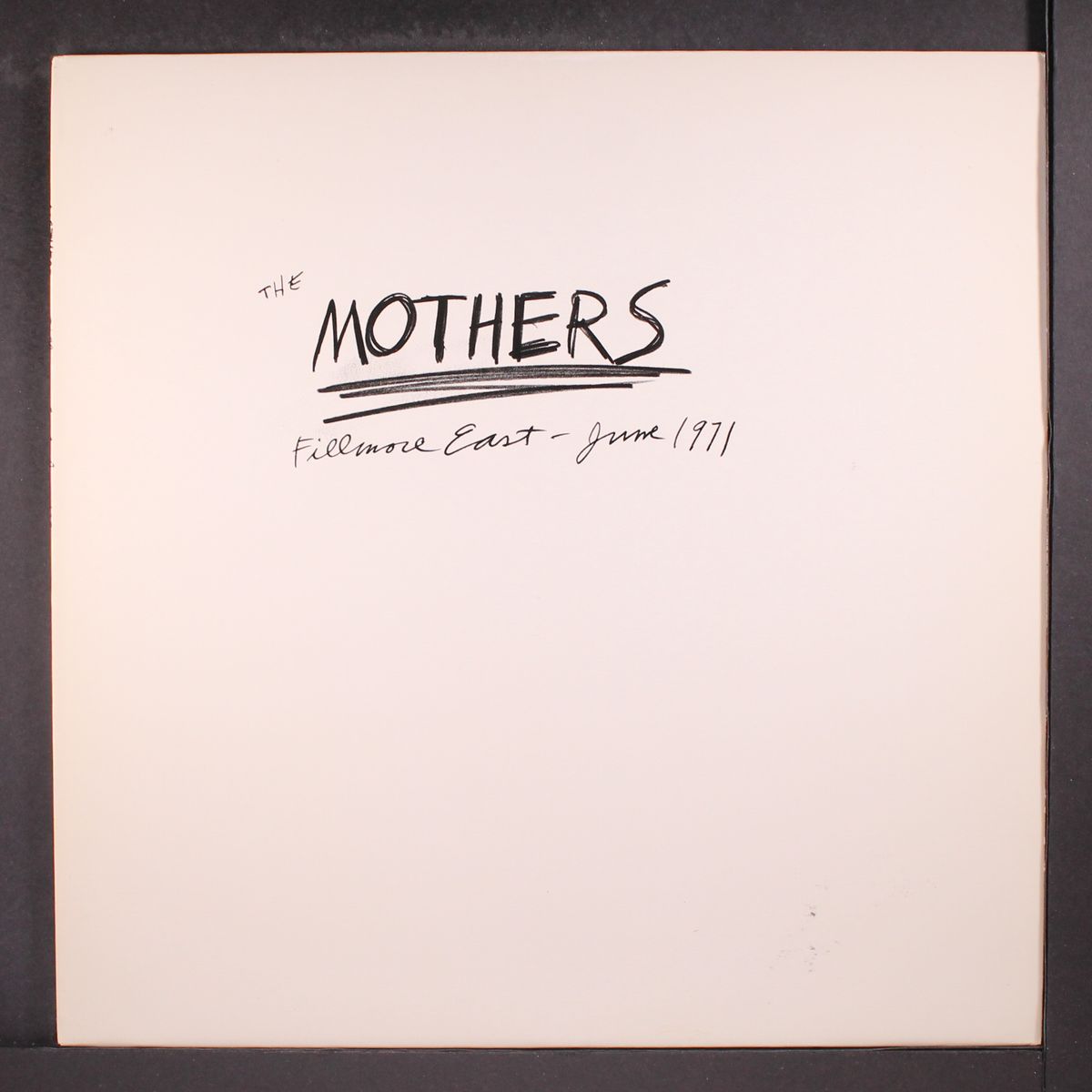 fillmore east - june 1971 by MOTHERS