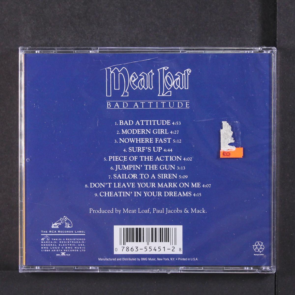 bad attitude by MEAT LOAF