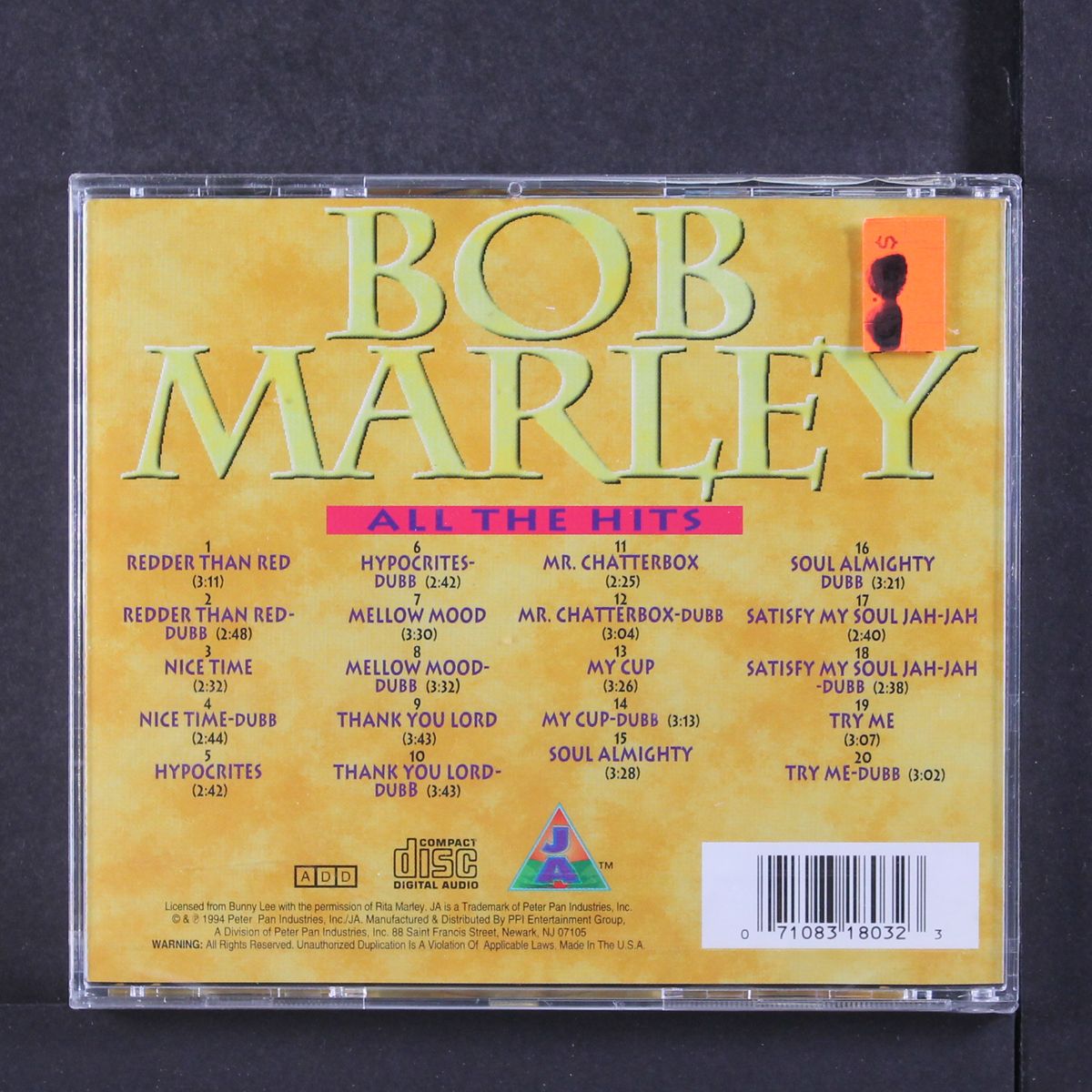 all the hits by BOB MARLEY