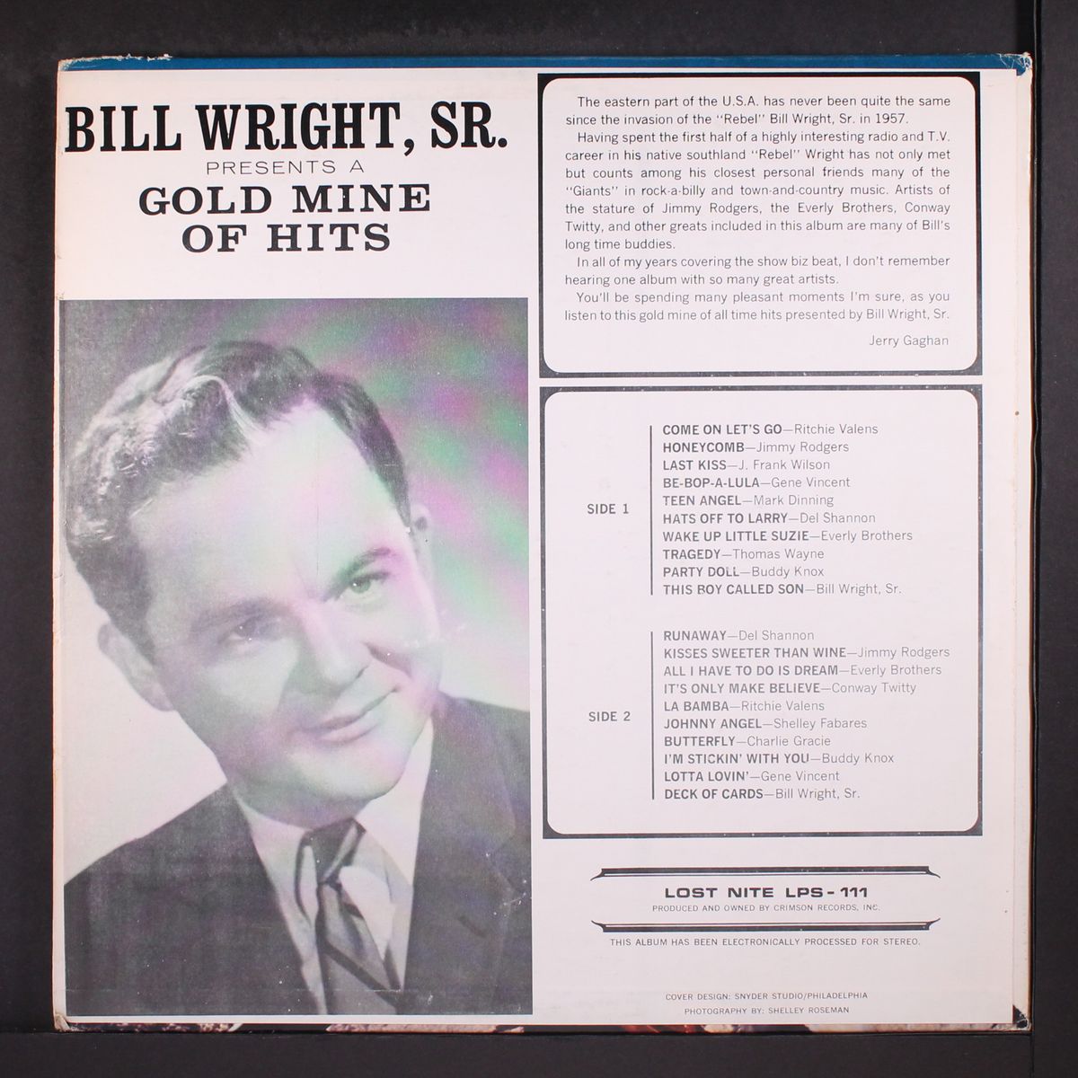 bill wright sr. presents a gold mine of all-time hits by VARIOUS
