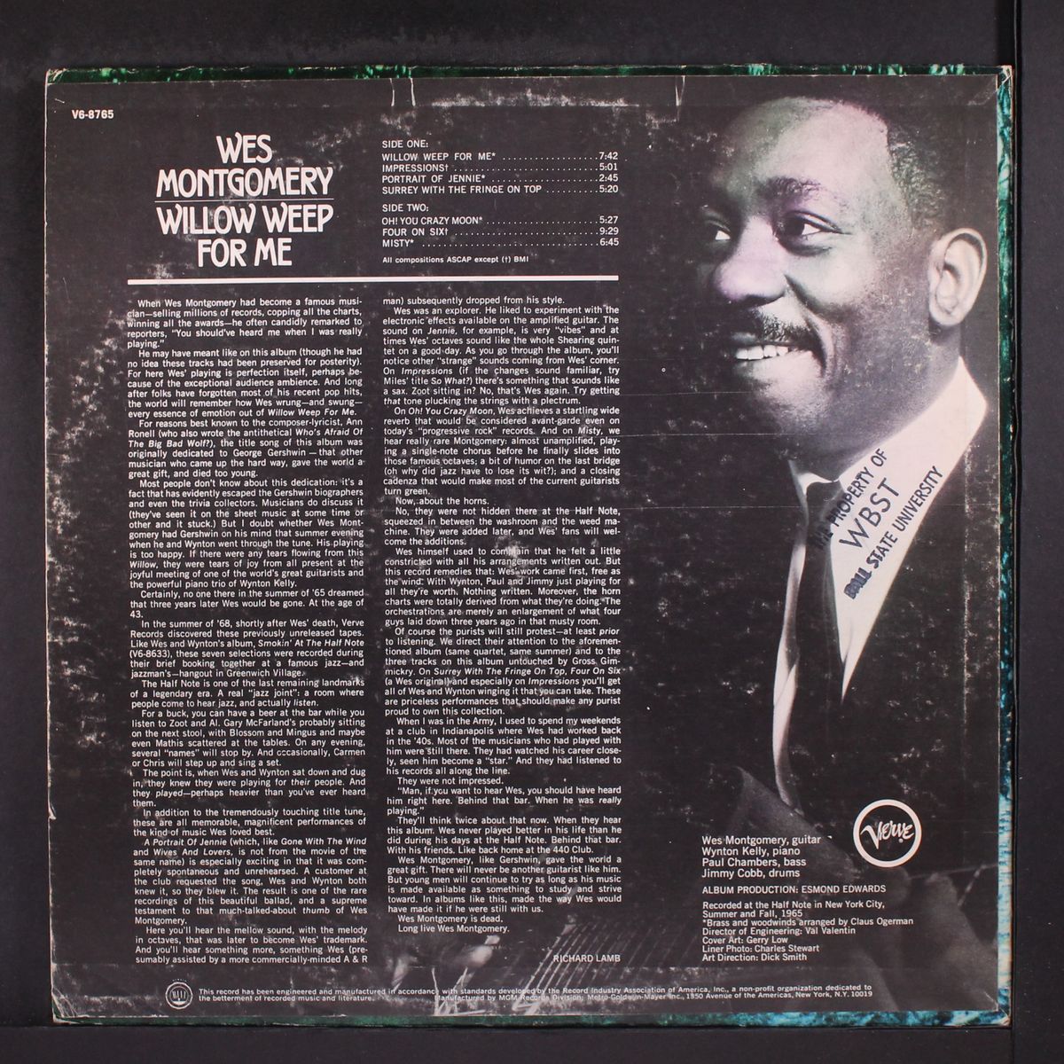 willow weep for me by WES MONTGOMERY