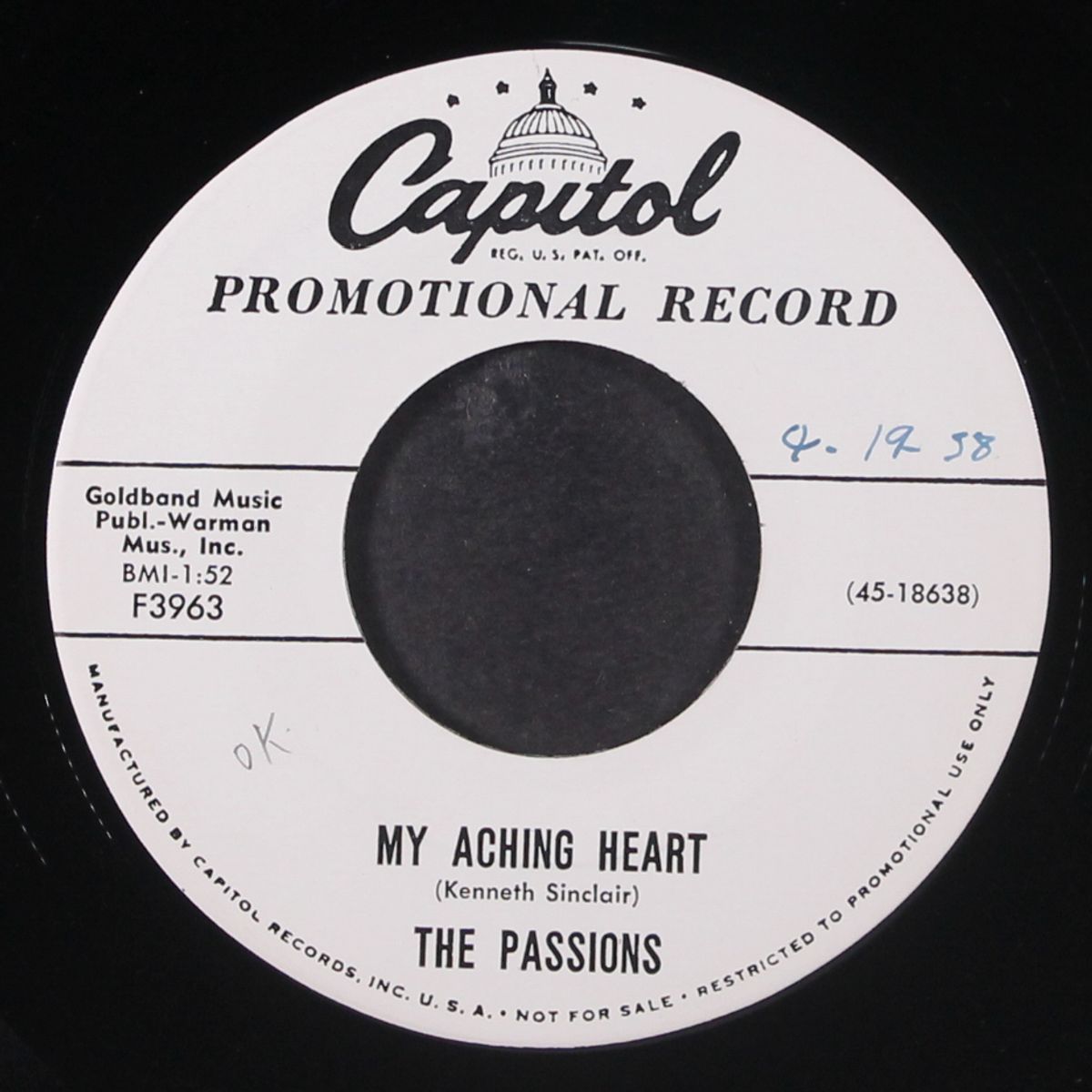jackie brown / my aching heart by PASSIONS