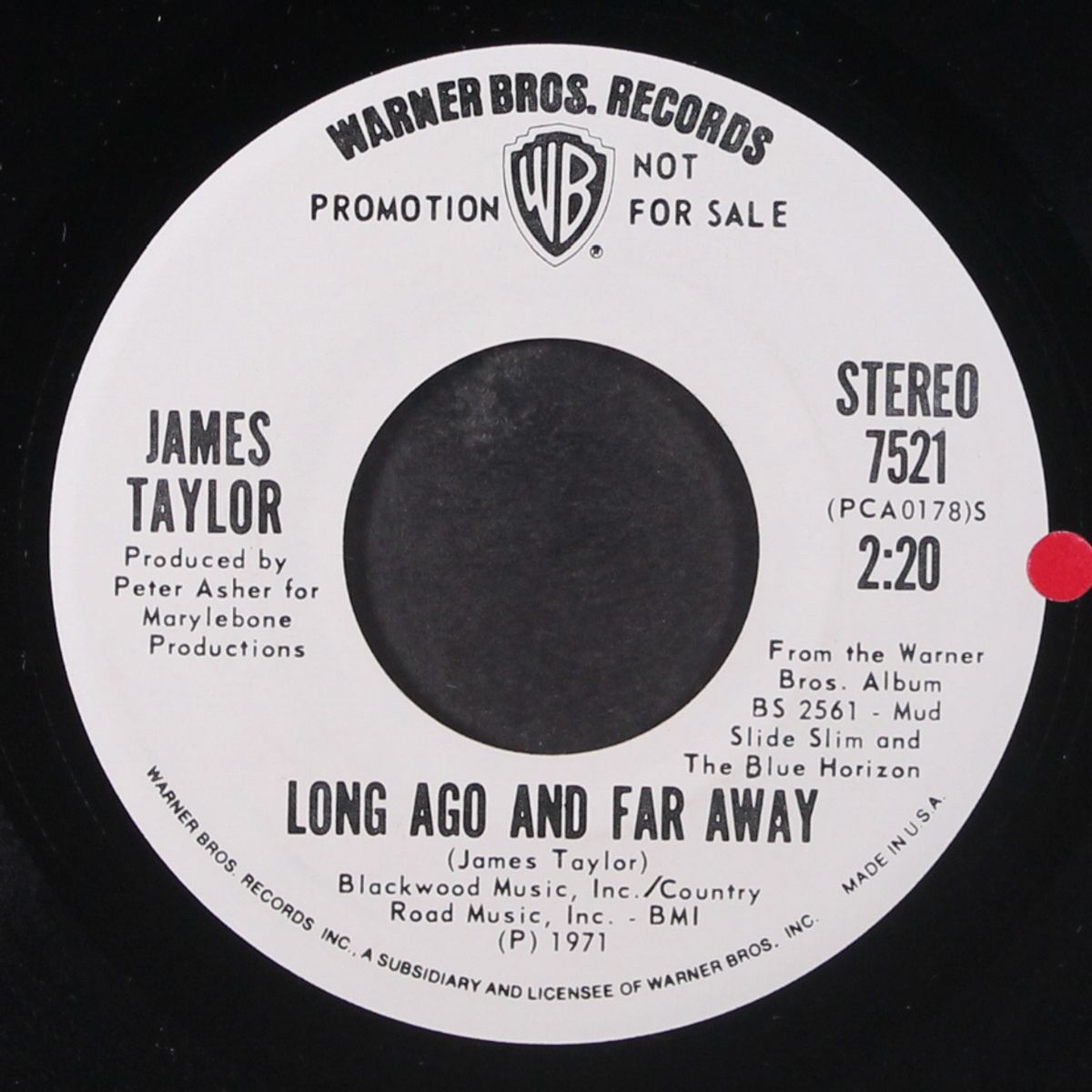 long ago & far away by JAMES TAYLOR