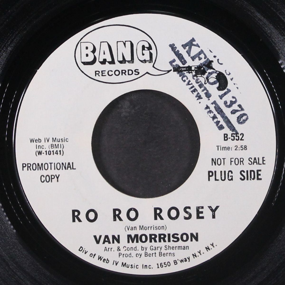 ro ro rosey / chick-a-boom by VAN MORRISON
