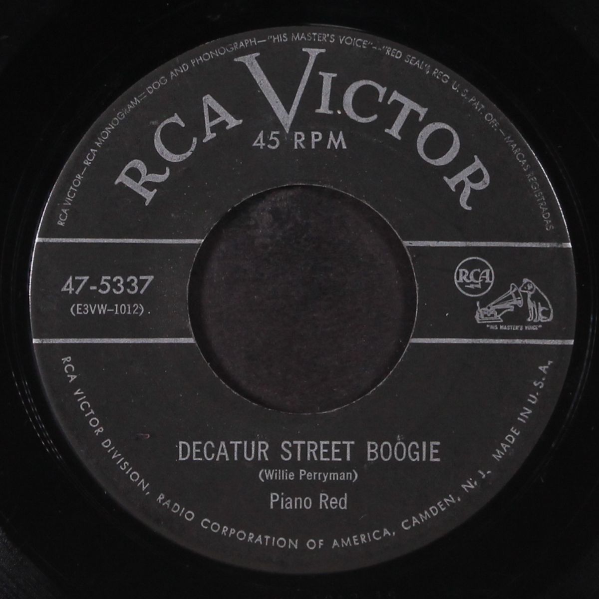 your mouth's got a hole in it / decatur street boogie by PIANO RED