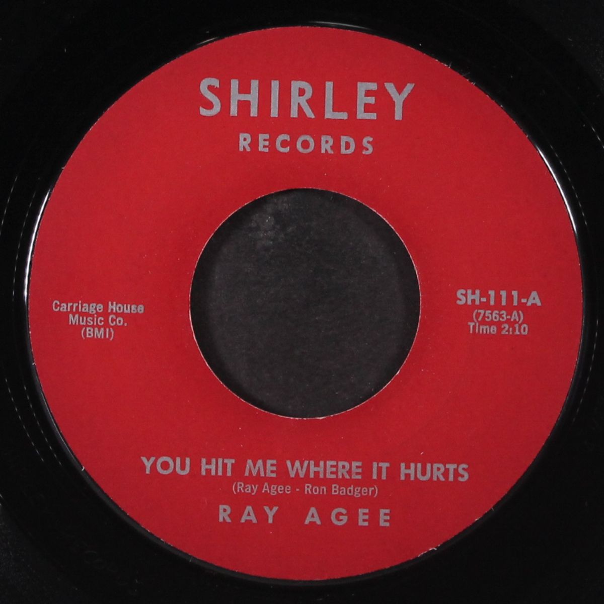 you hit me where it hurts / tin pan alley by RAY AGEE