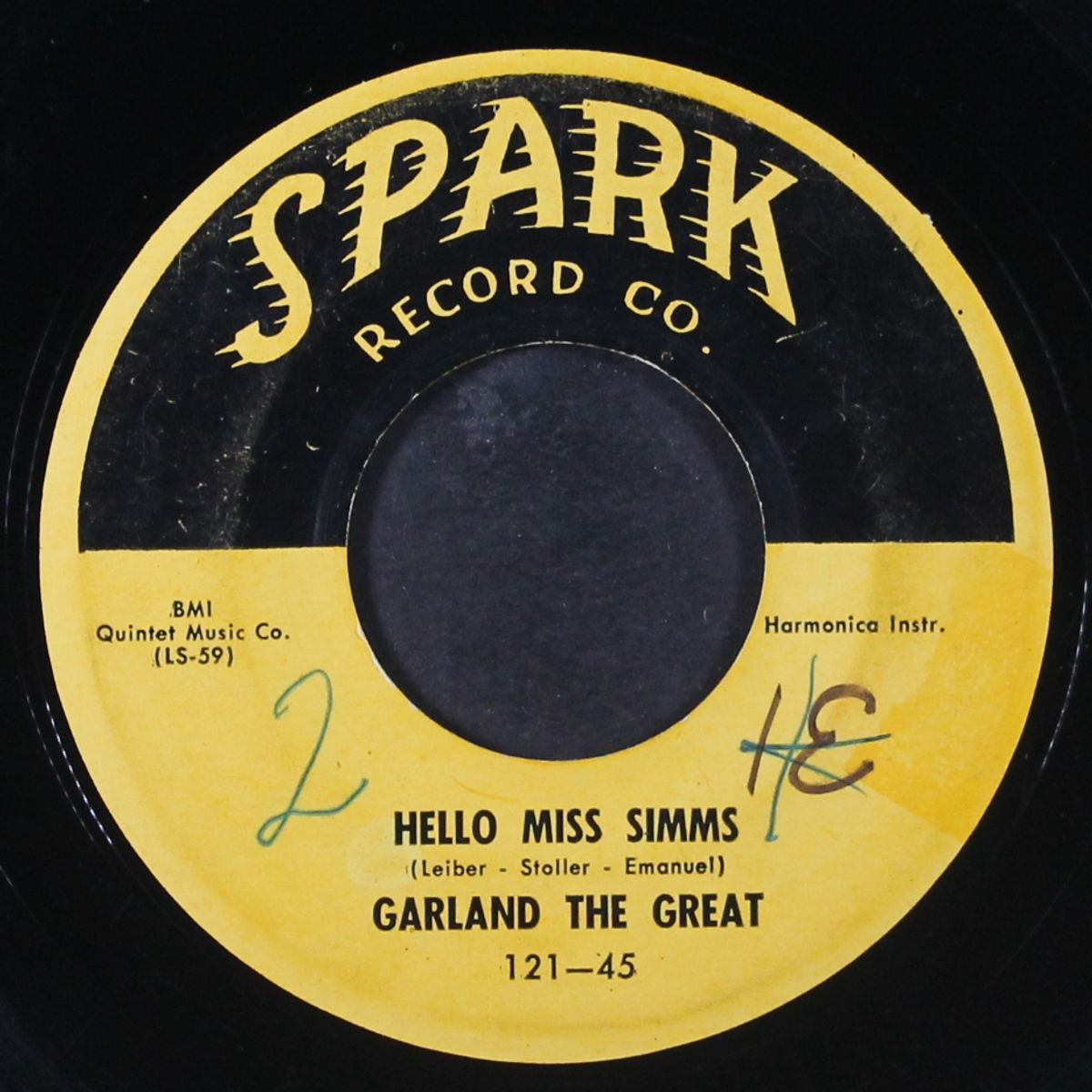 hello miss simms / tree stomp jump by GARLAND THE GREAT