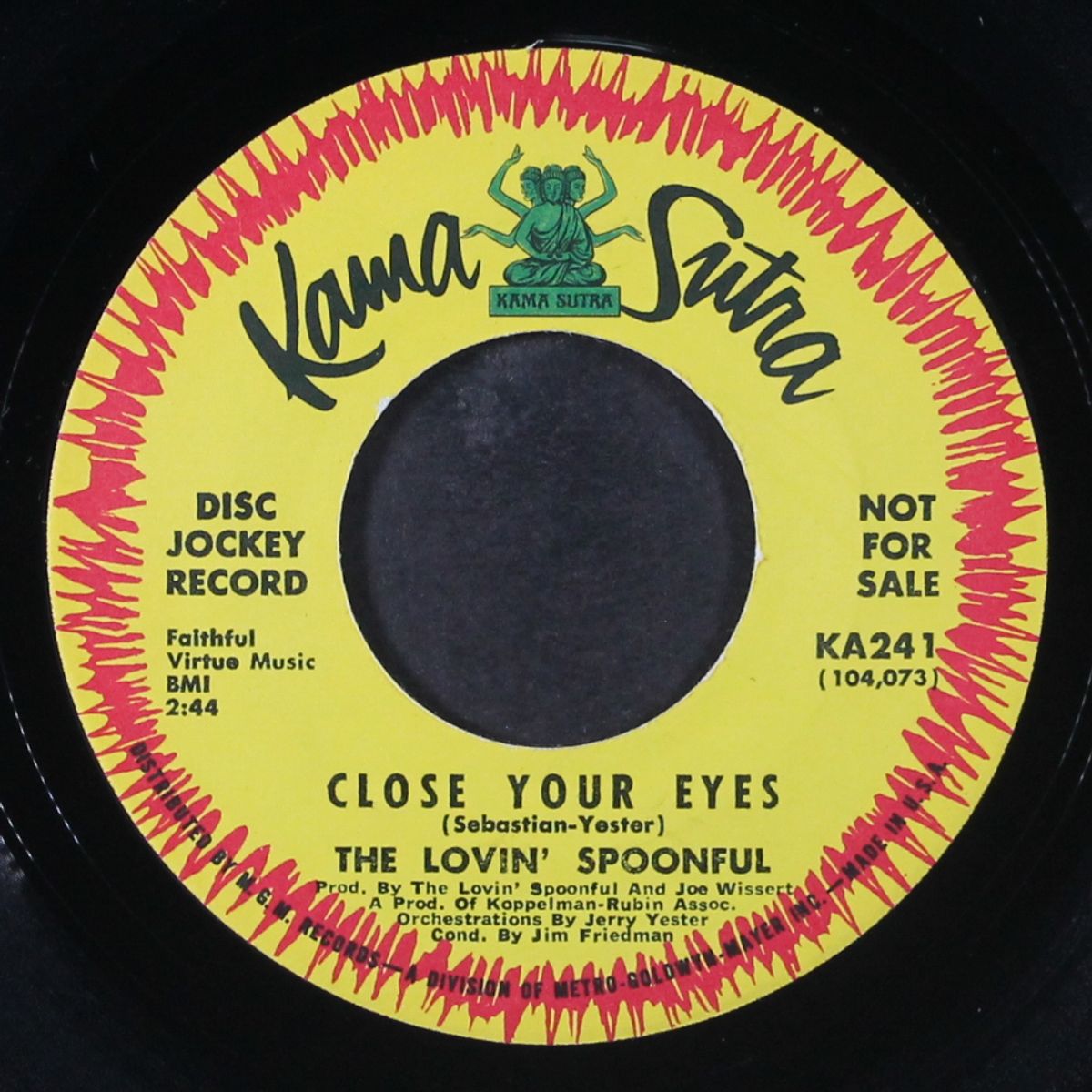 money / close your eyes by LOVIN' SPOONFUL
