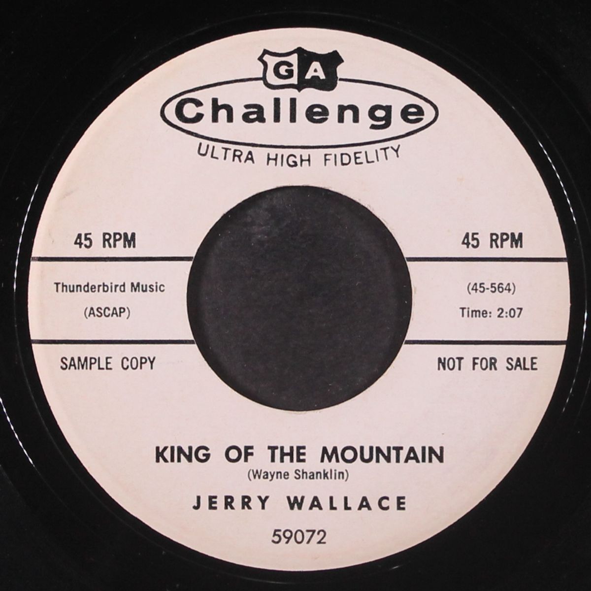 king of the mountain by JERRY WALLACE