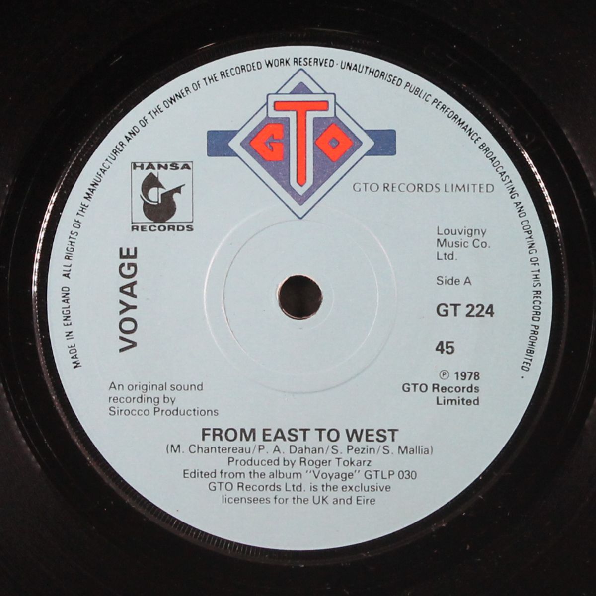 from east to west by VOYAGE