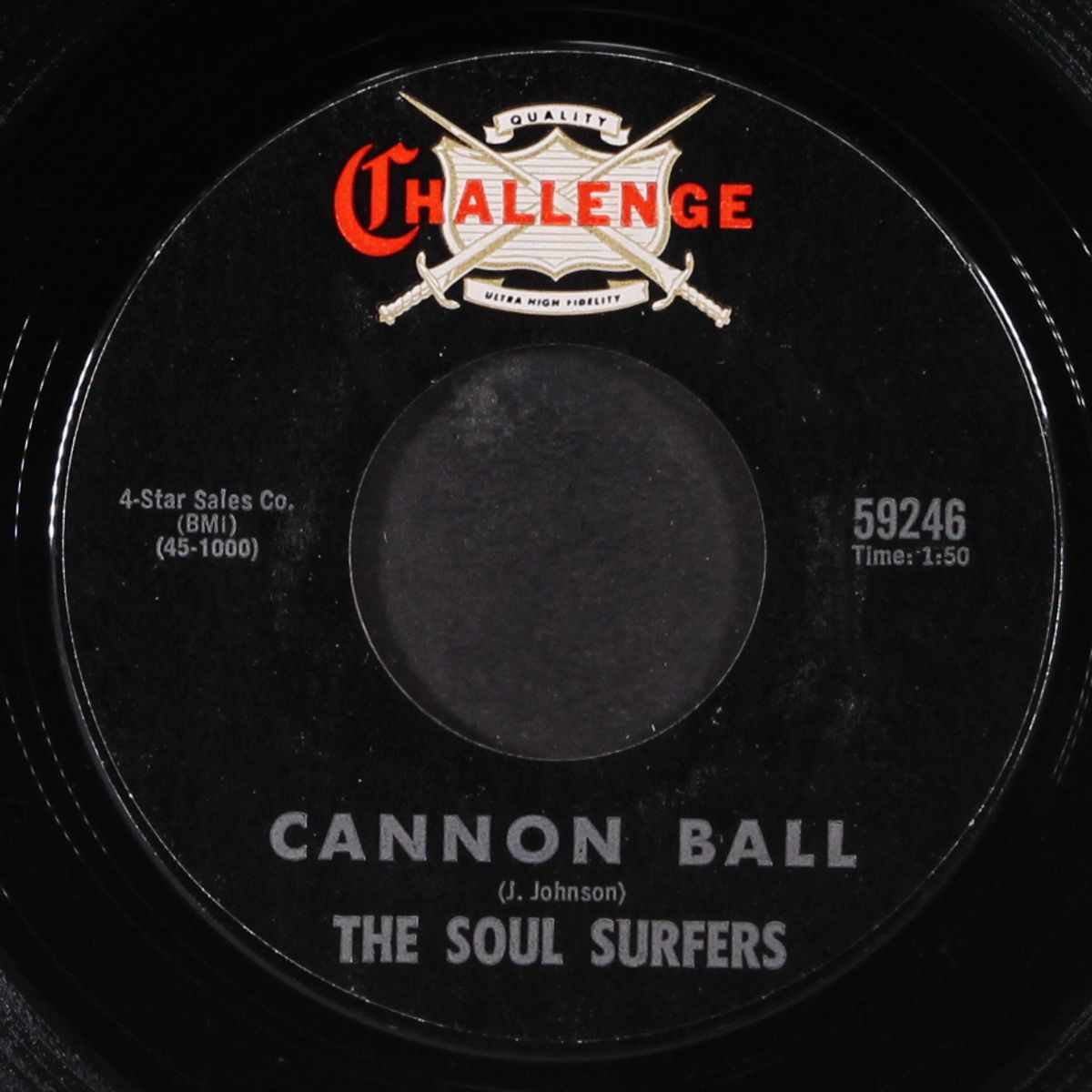 cannon ball / in the misty moonlight by JERRY WALLACE / SOUL SURFERS