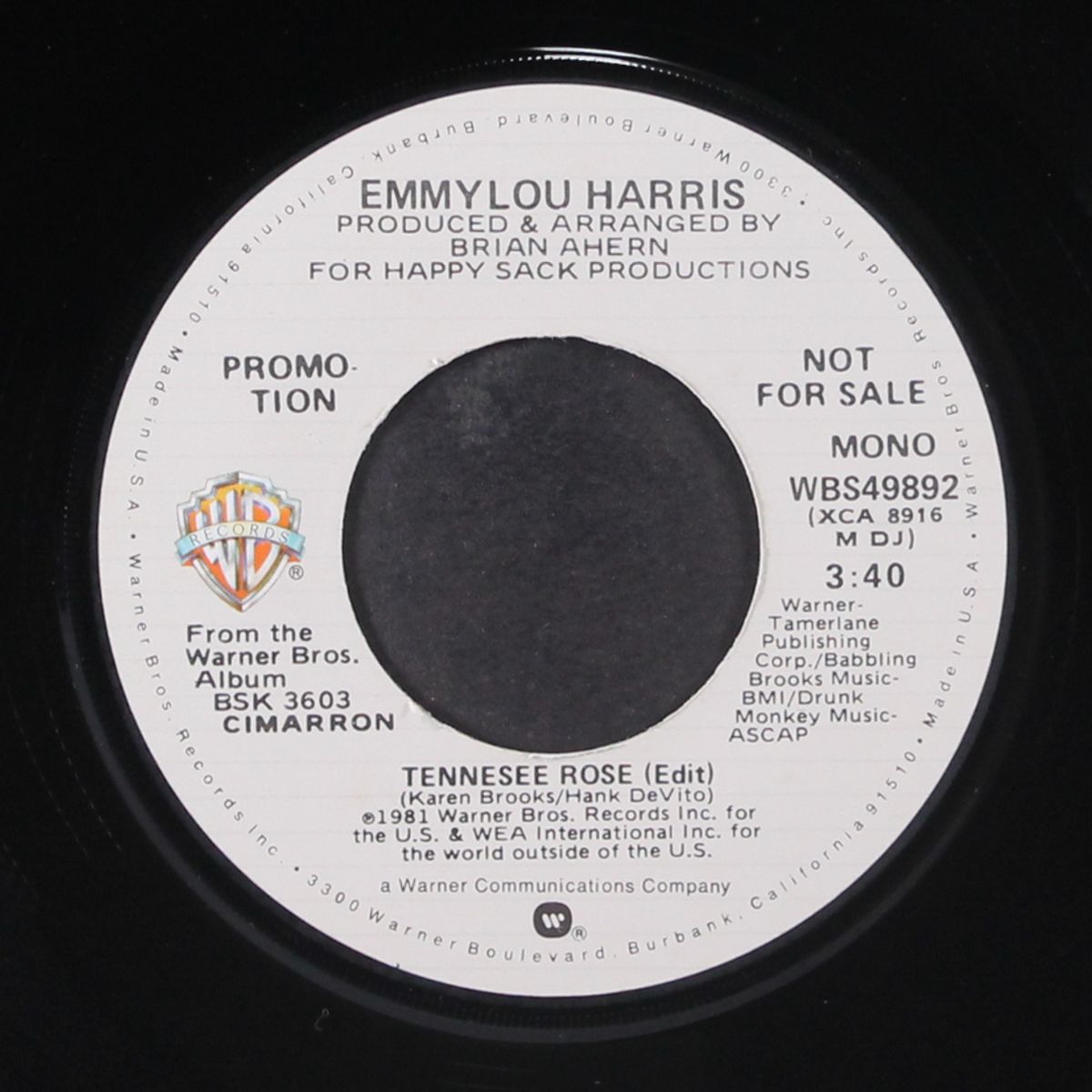 tennessee rose / mono by EMMYLOU HARRIS