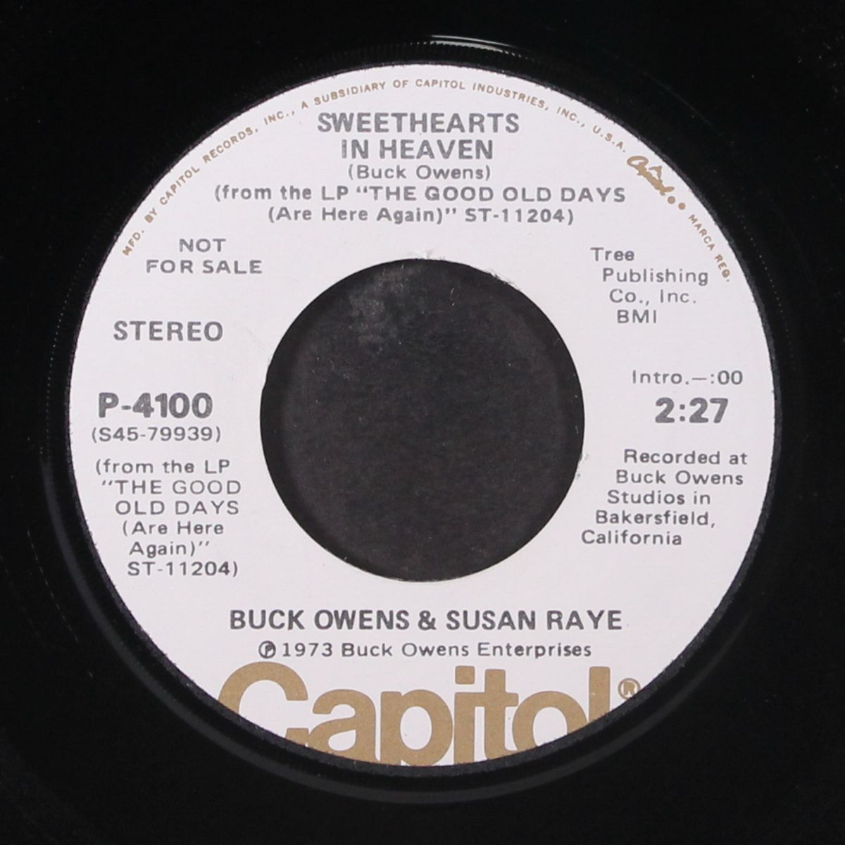 love is strange / sweethearts in heaven by BUCK OWENS & SUSAN RAYE