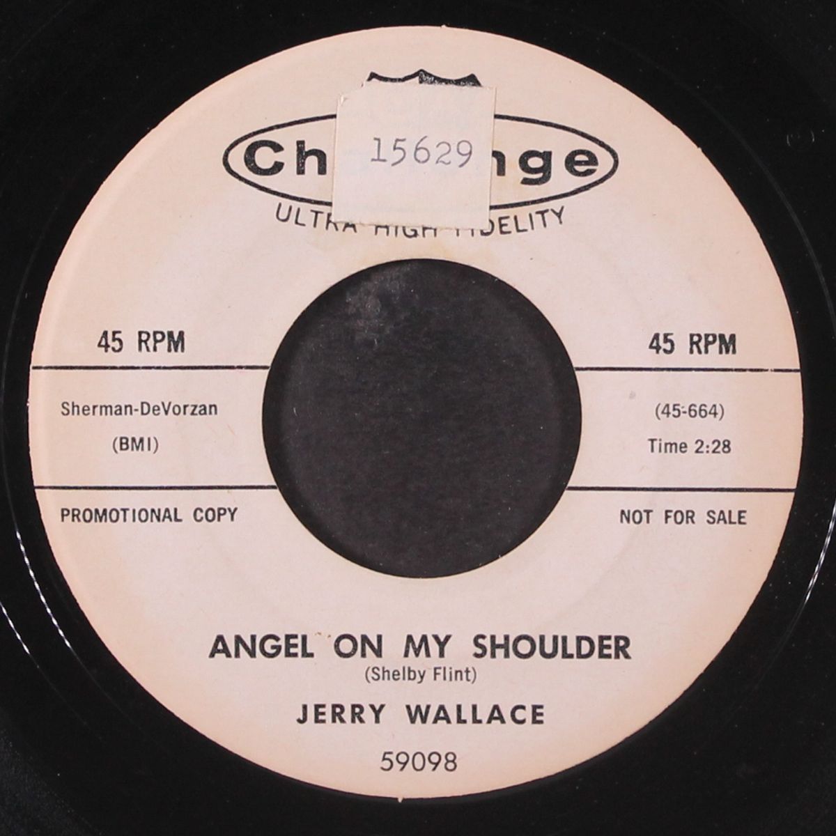 there she goes / angel on my shoulder by JERRY WALLACE