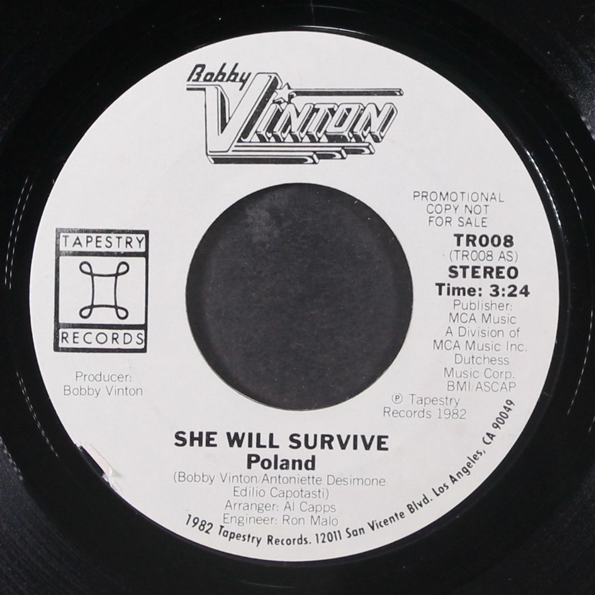 she will survive / mono by BOBBY VINTON