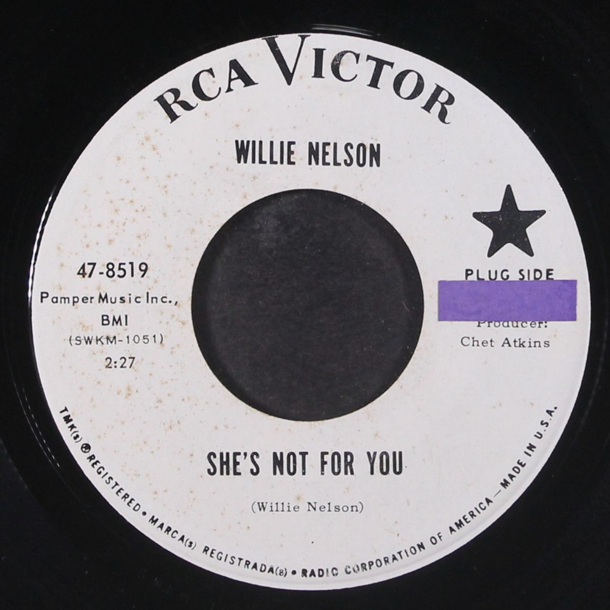 she's not for you / permanently lonely by WILLIE NELSON