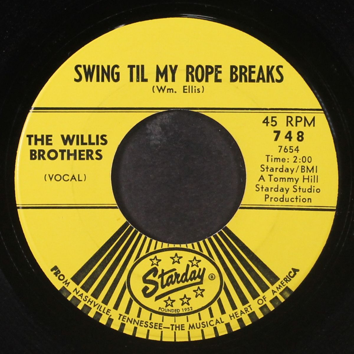 love thy neighbor / swing till my rope breaks by WILLIS BROTHERS
