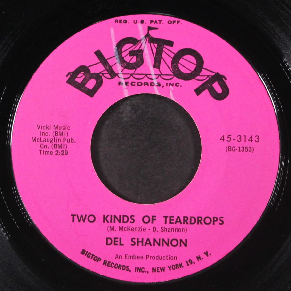 two kind of teardrops / kelly by DEL SHANNON