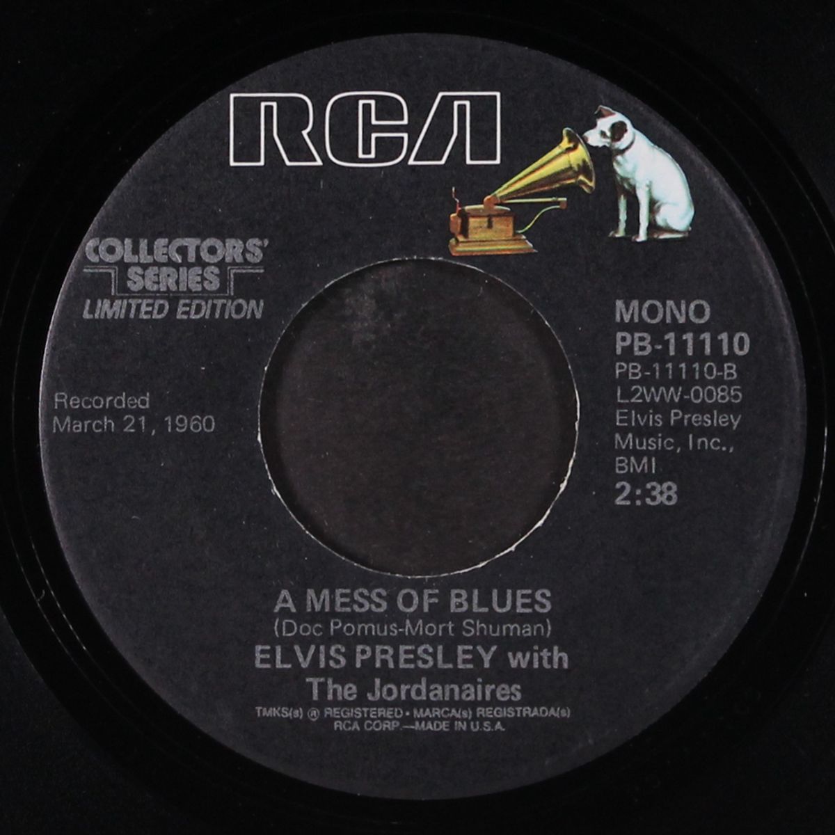 it's now or never / a mess of blues by ELVIS PRESLEY