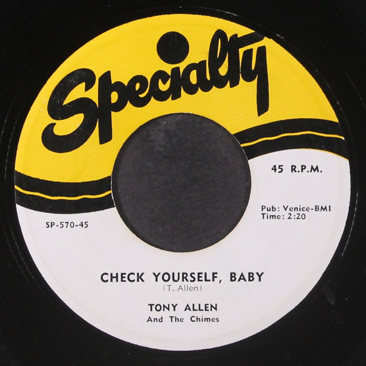 especially / check yourself baby by TONY ALLEN & CHIMES