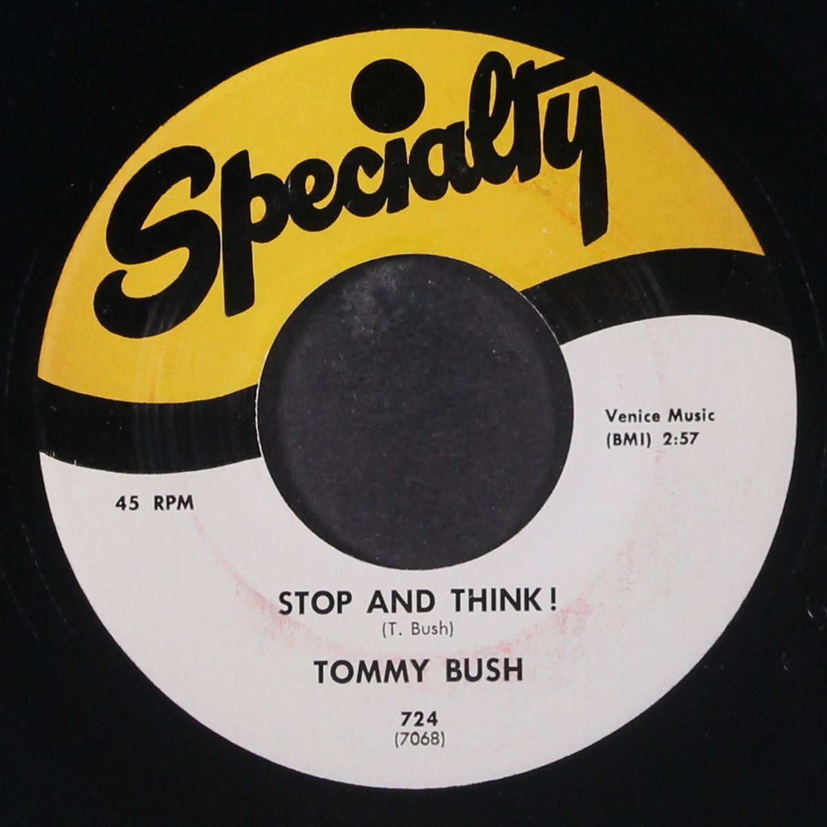 stop and think! / daddy's home by TOMMY BUSH
