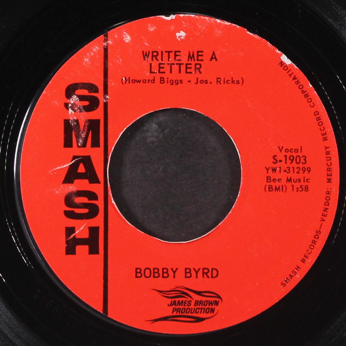 i love you so / write me a letter by BOBBY BYRD