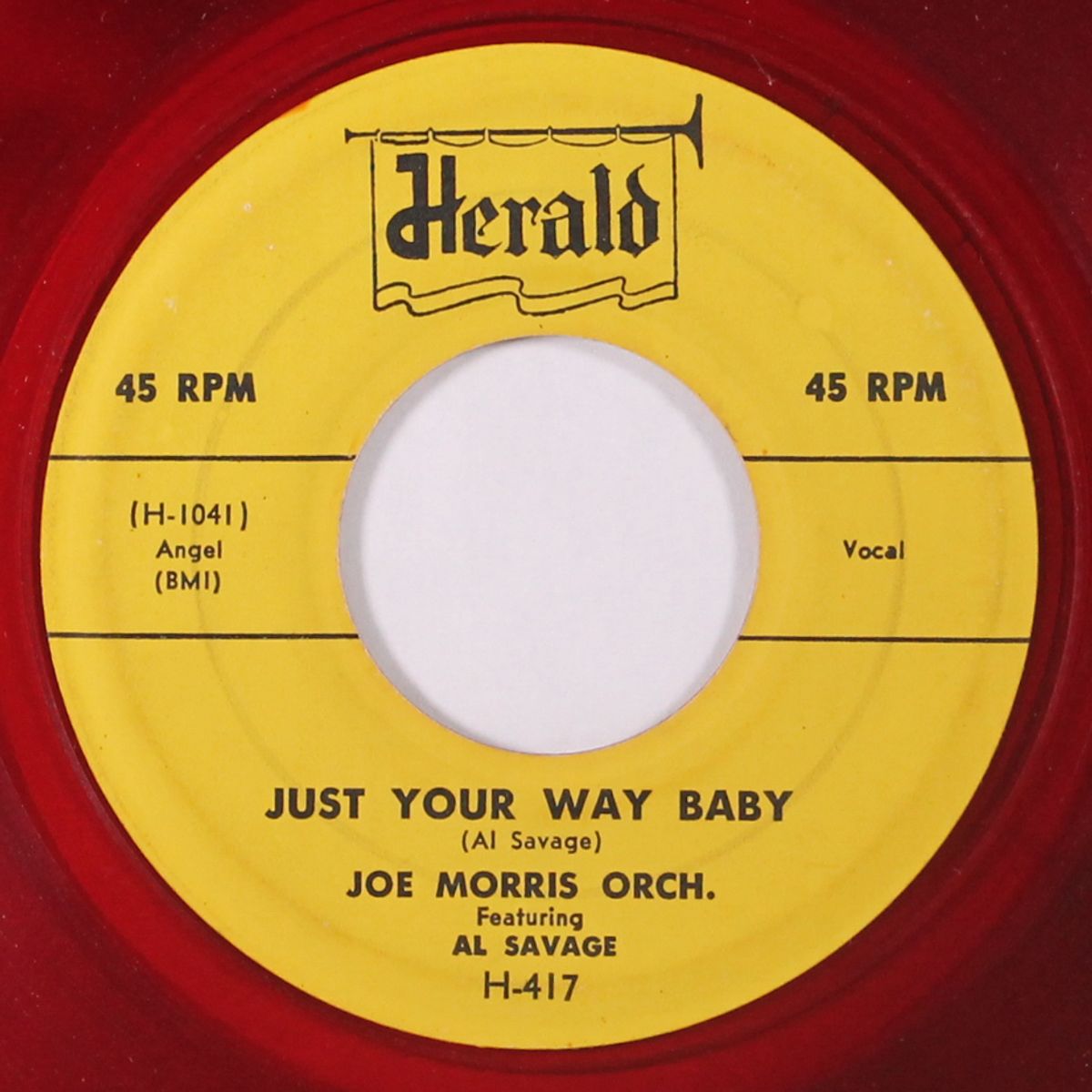 just your way baby / i had a notion by JOE MORRIS
