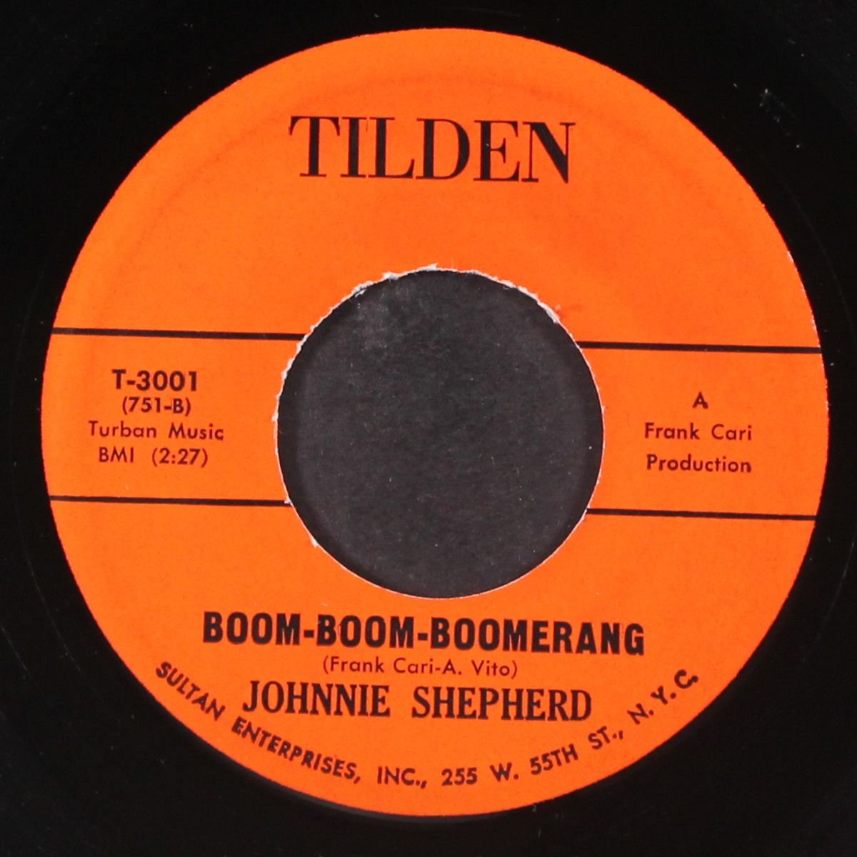 how blue my heart / boom-boom-boomerang by JOHNNIE SHEPHERD