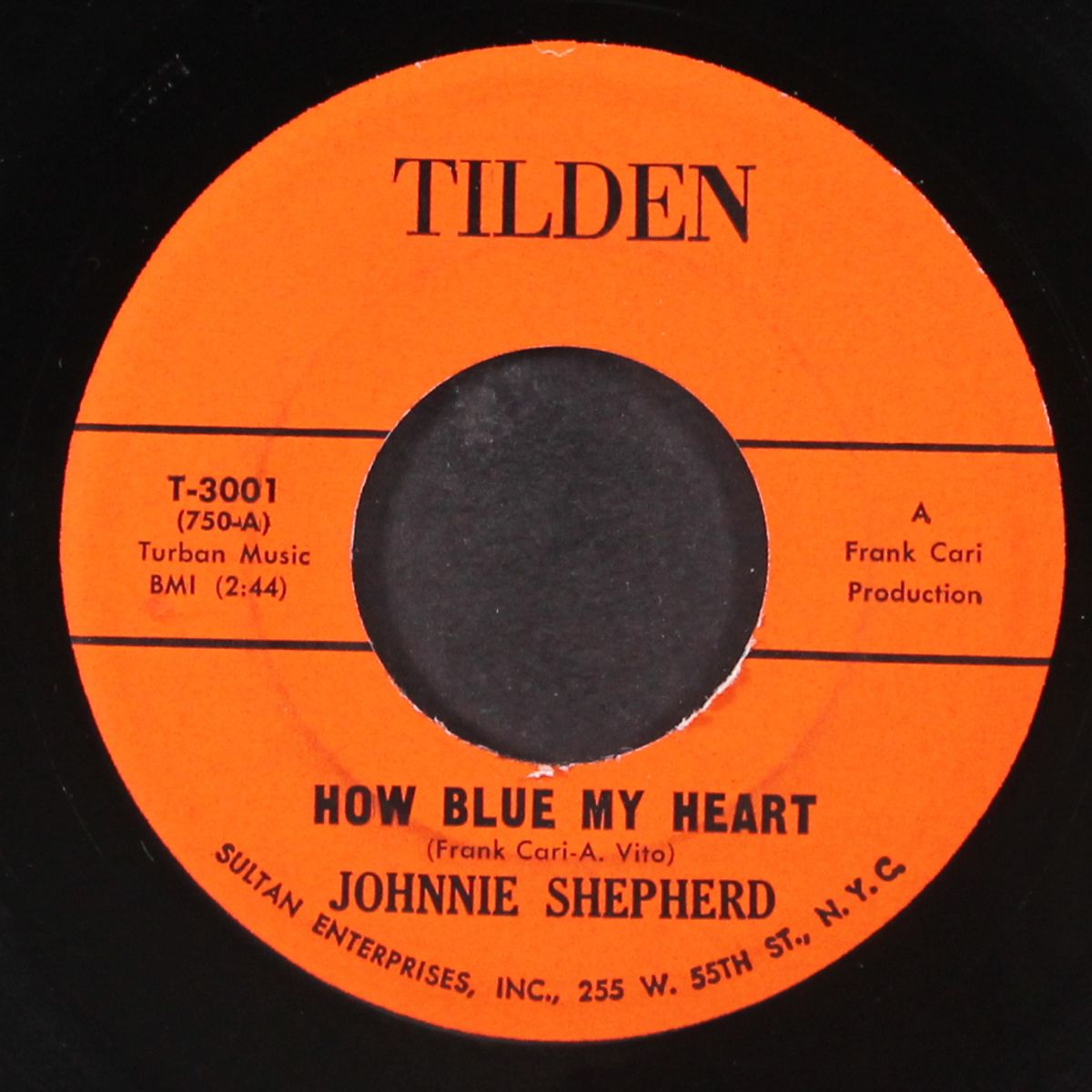 how blue my heart / boom-boom-boomerang by JOHNNIE SHEPHERD