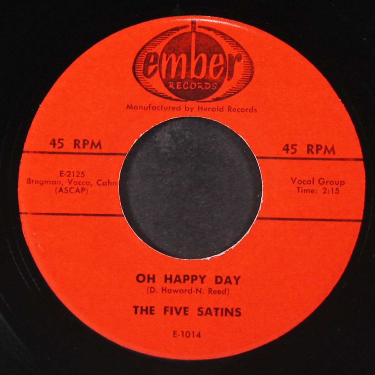 our love is forever / oh happy day by FIVE SATINS