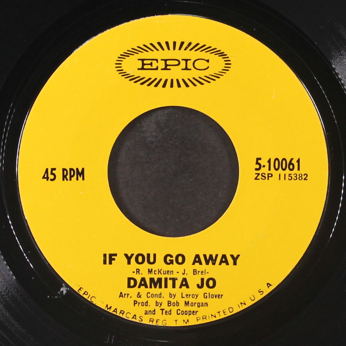if you go away / when the fog rolls in to san francisco by DAMITA JO