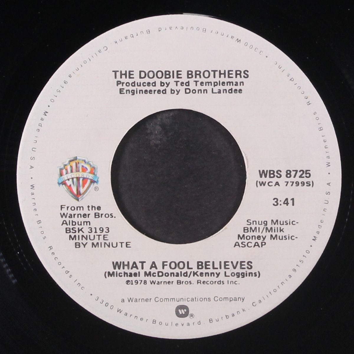 what a fool believes / don't stop to watch the wheels by DOOBIE BROTHERS