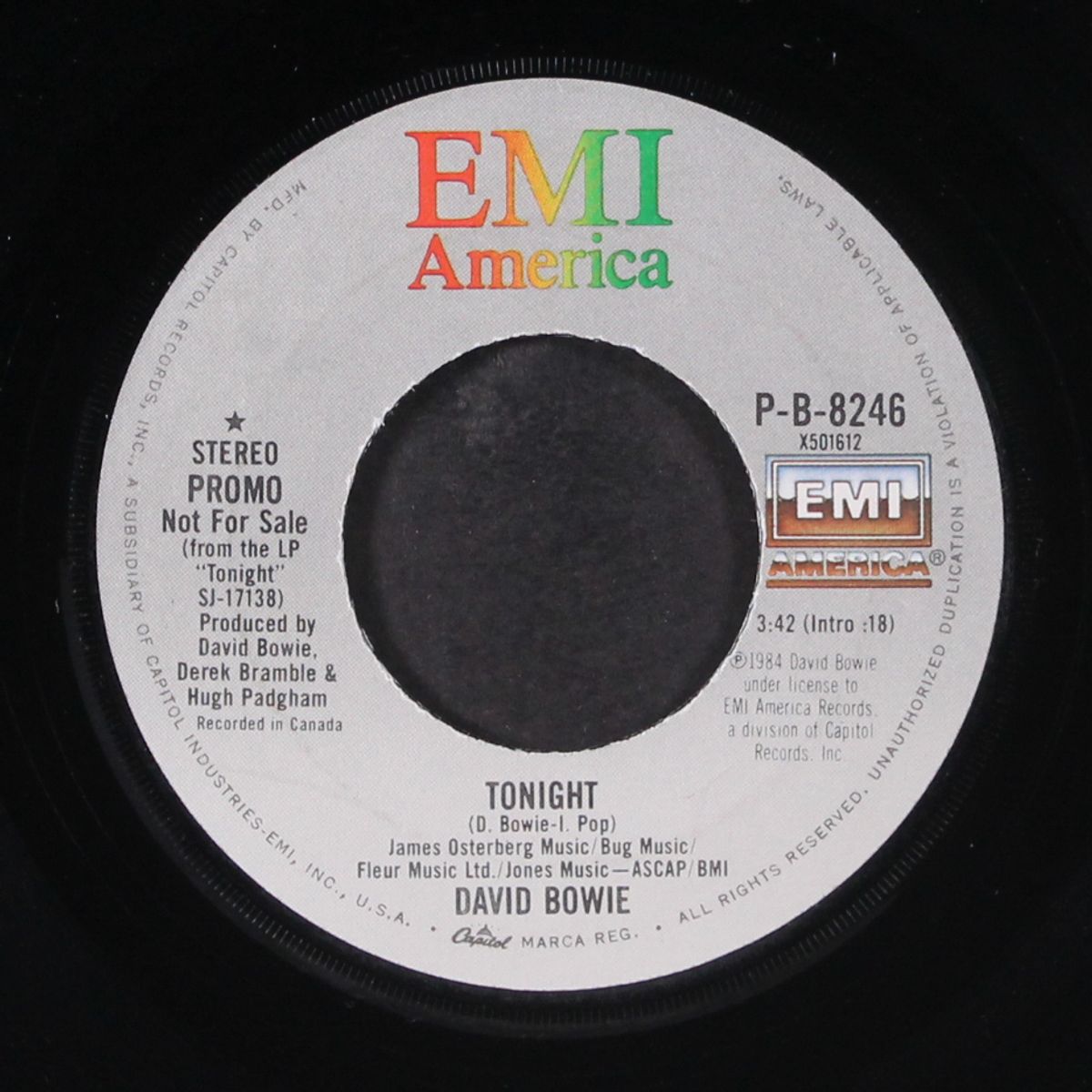 tonight / same by DAVID BOWIE