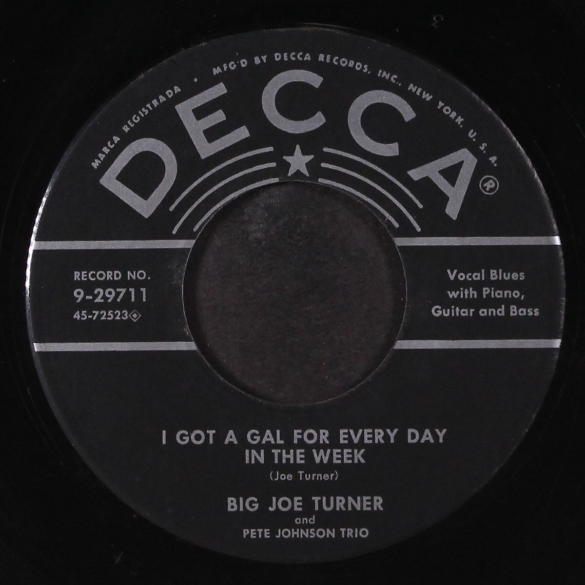 piney brown blues / i got a gal for every day in the week by JOE TURNER