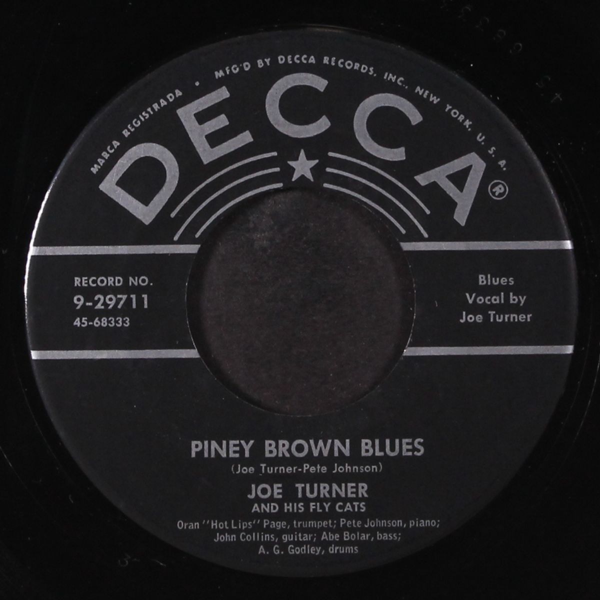 piney brown blues / i got a gal for every day in the week by JOE TURNER