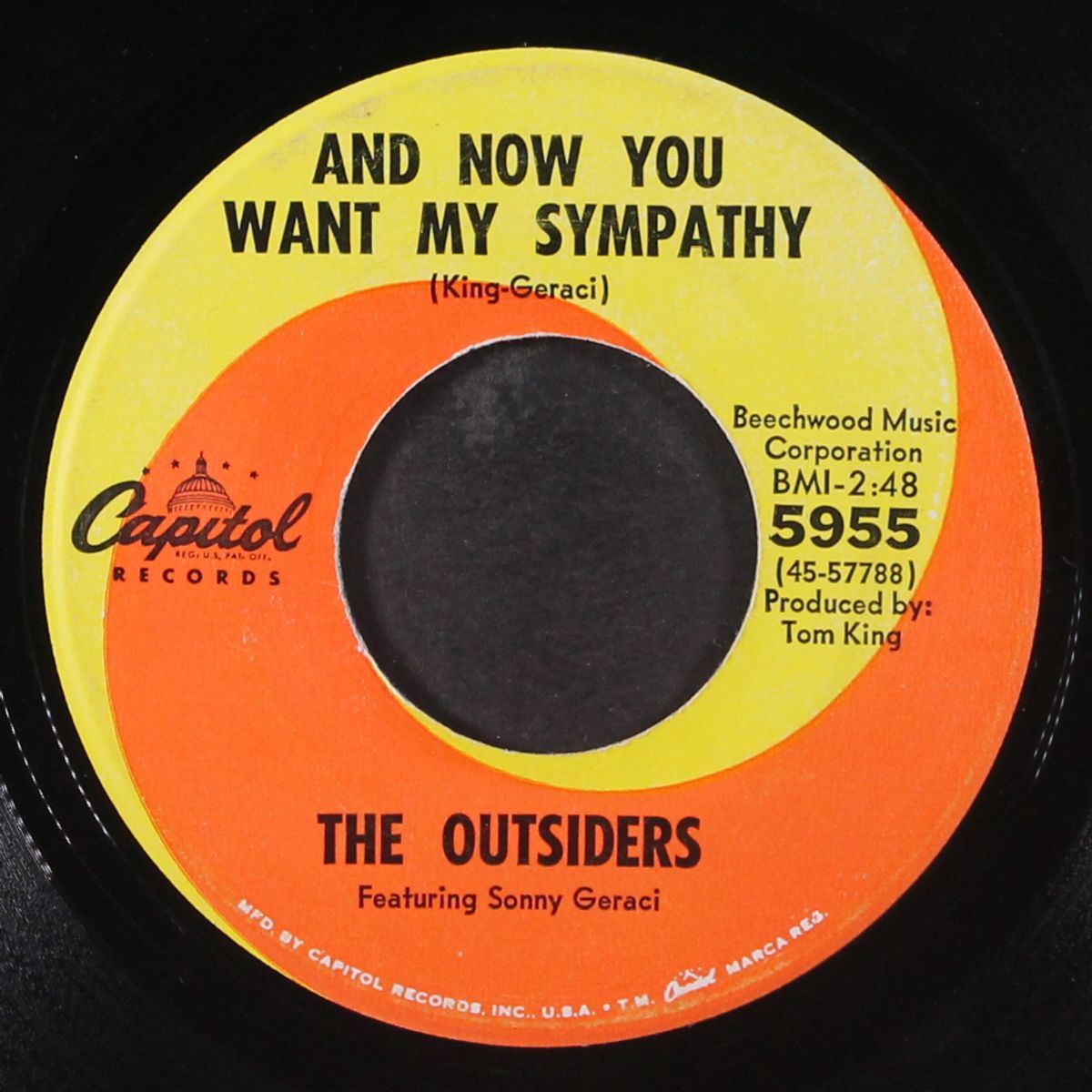 and now you want my sympathy / i'll see you in the summertime by OUTSIDERS