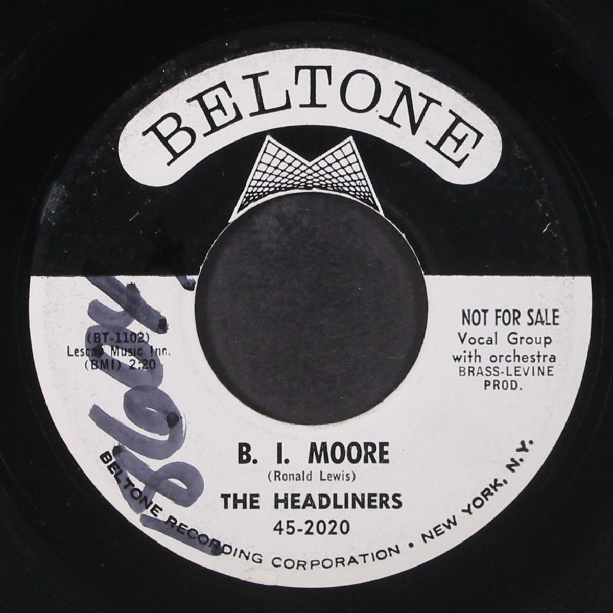 comin' on down with love / b.i. moore by HEADLINERS