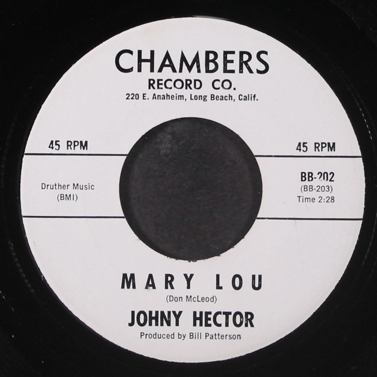mary lou / make it easy on yourself by JOHNY HECTOR