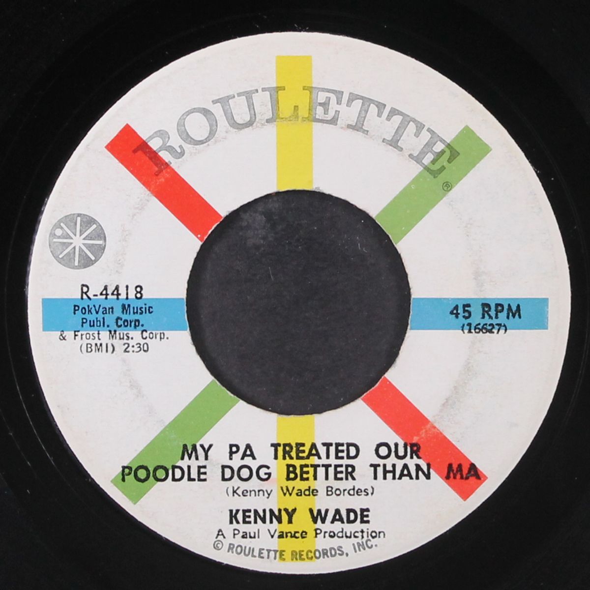 she's got soul / my pa treated our poodle dog better than ma by KENNY WADE
