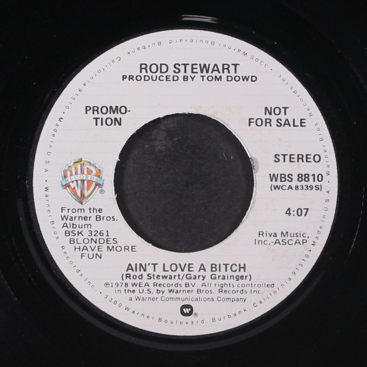 ain't love a bitch / same by ROD STEWART