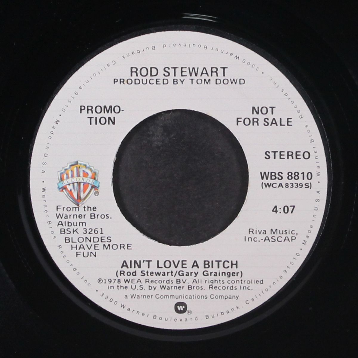 ain't love a bitch / same by ROD STEWART