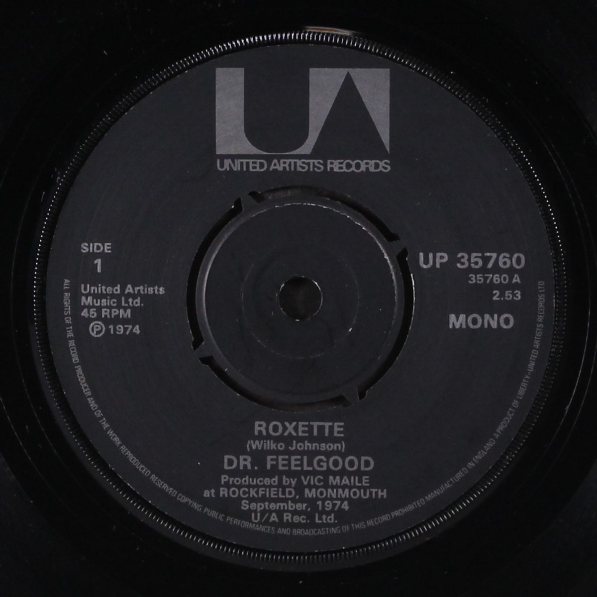 roxette / (get your kicks on route 66) by DR. FEELGOOD
