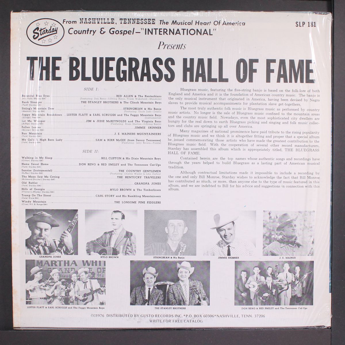 bluegrass hall of fame by VARIOUS