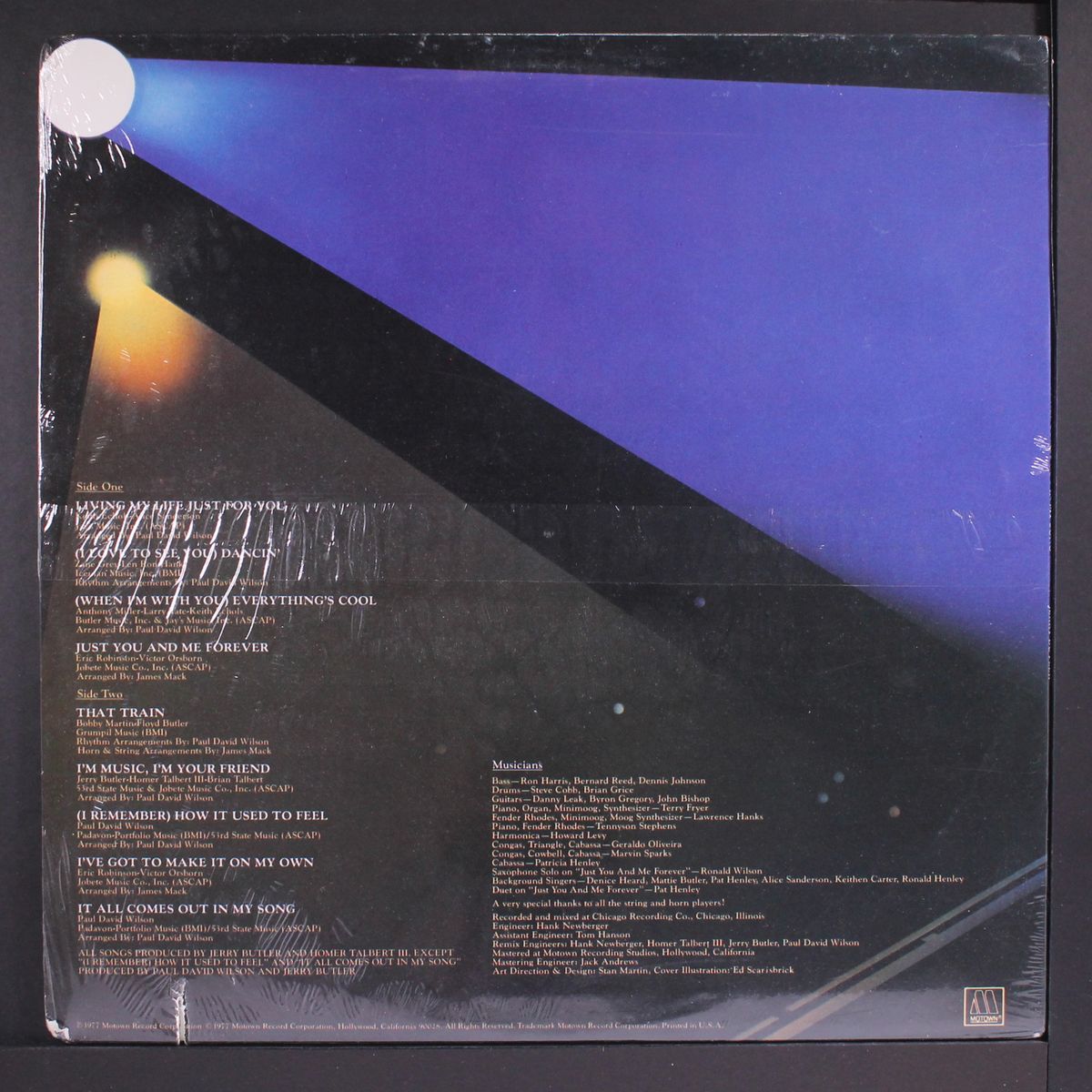 it all comes out in my song by JERRY BUTLER