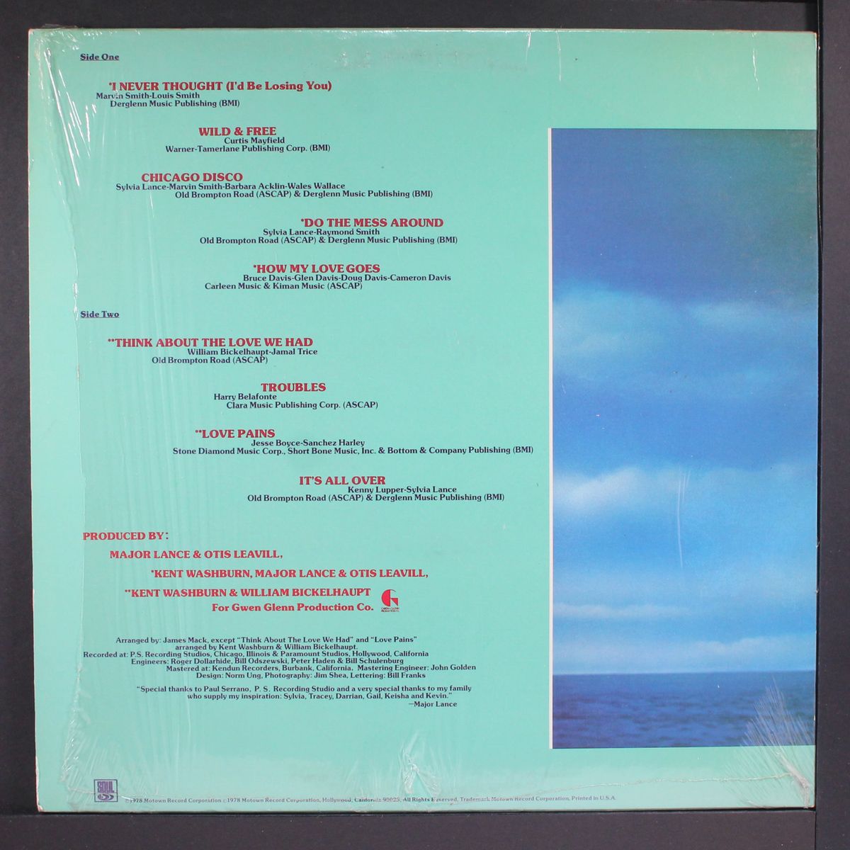 now arriving by MAJOR LANCE