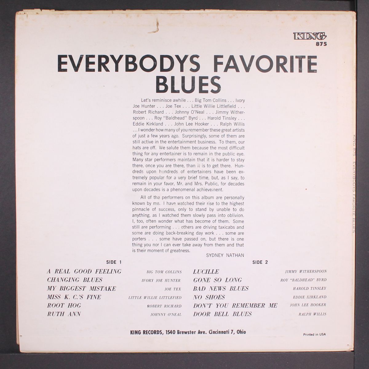 everybody's favorite blues by VARIOUS