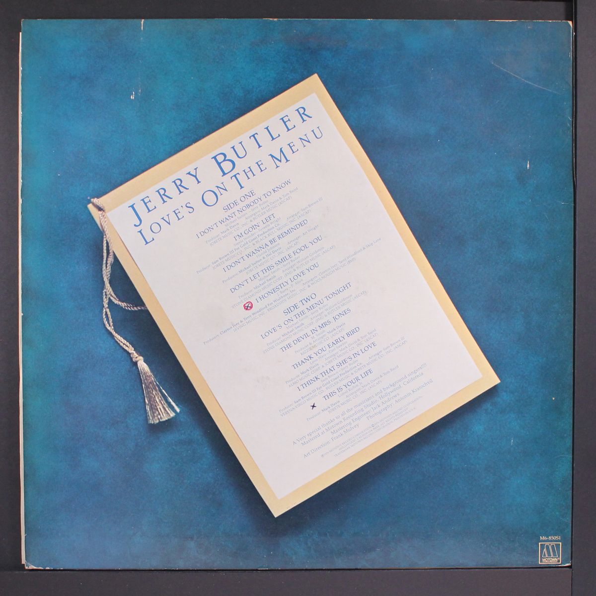 love's on the menu by JERRY BUTLER