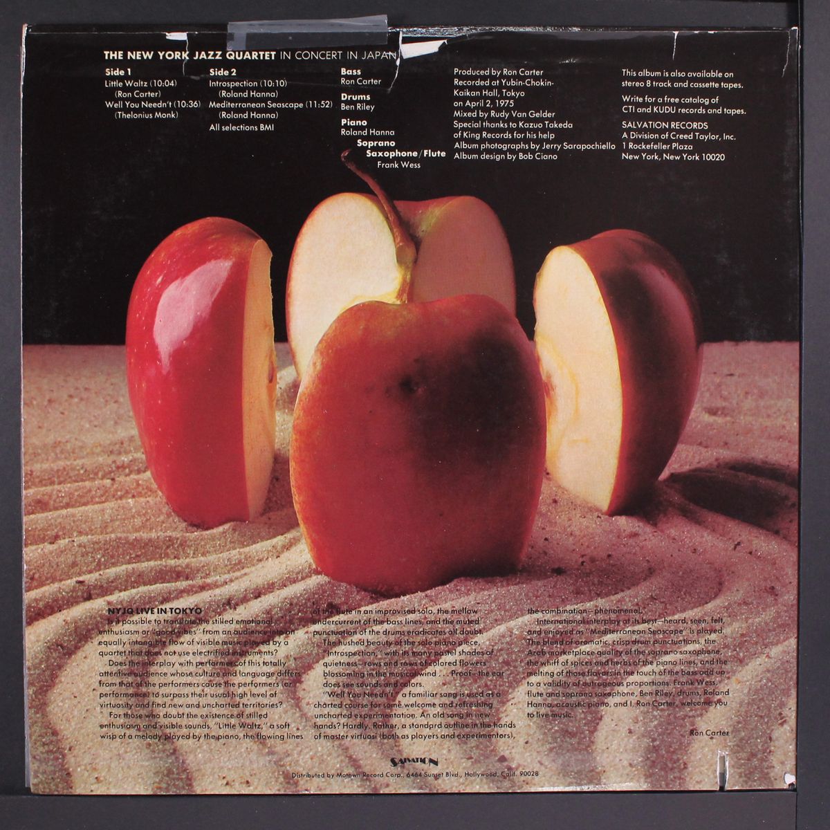 in concert in japan by NEW YORK JAZZ QUARTET