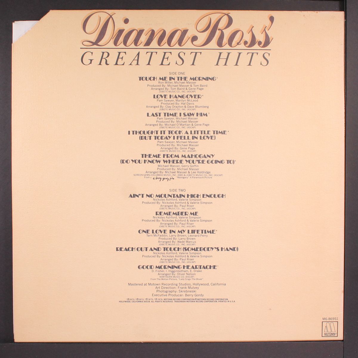 greatest hits by DIANA ROSS