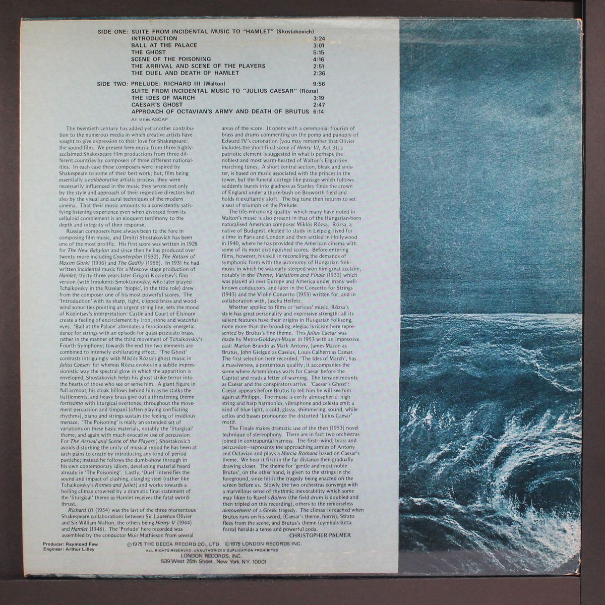 music from great shakespearean films by BERNARD HERRMANN